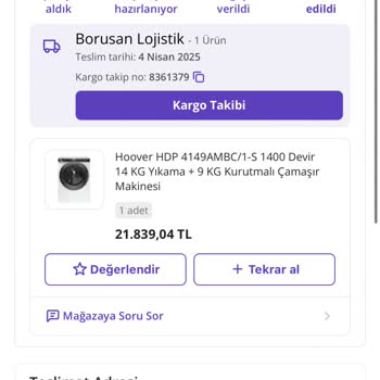 Hoover Çamaşır Makinesi Kurulumunda Büyük Hayal Kırıklığı