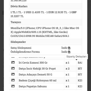 Ceviz Ezmesinden Çıkan Böcek Ve Eksik Gönderilen İncir Kekiği
