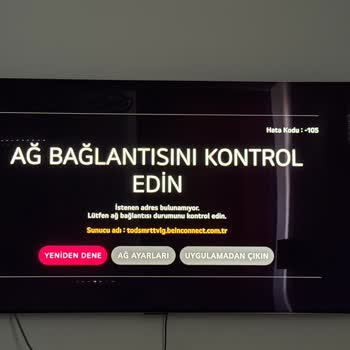 LG Smart TV'de Todd Uygulamasına Erişim Sorunu