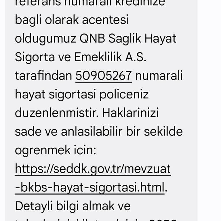 Hayat Sigortası Kesintisinin İadesi Talebi