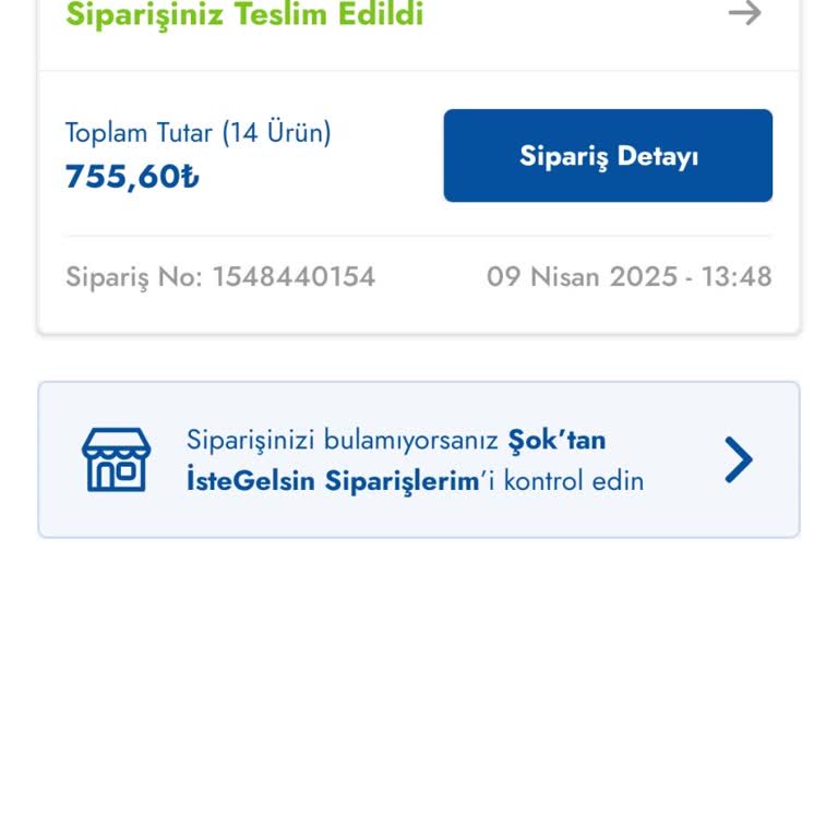 Sipariş Gelmedi, İade Sorunu Çözülmedi