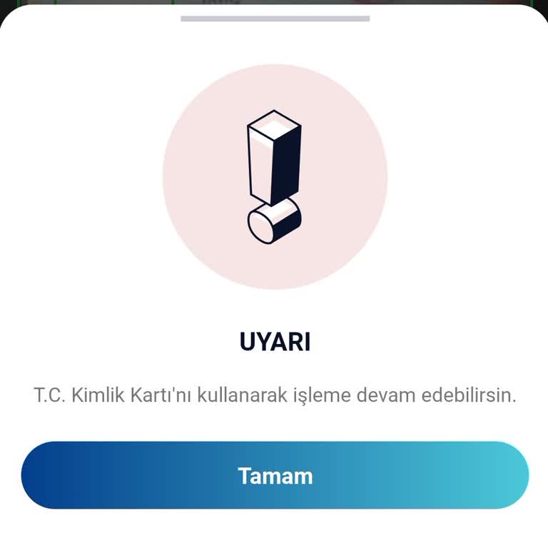 Kimlik Doğrulama Sorunu Ve Uyarı Mesajı
