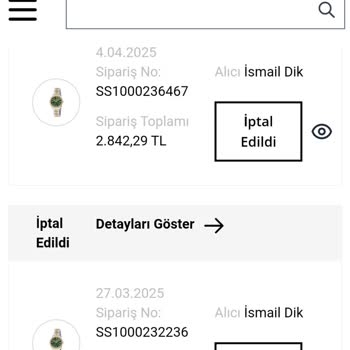 İptal Edilen Siparişler Ve Ulaşılamayan Müşteri Hizmeti