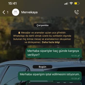 Ürün Teslimatı Ve Müşteri Hizmetleri Sorunu: Mervekaya.co
