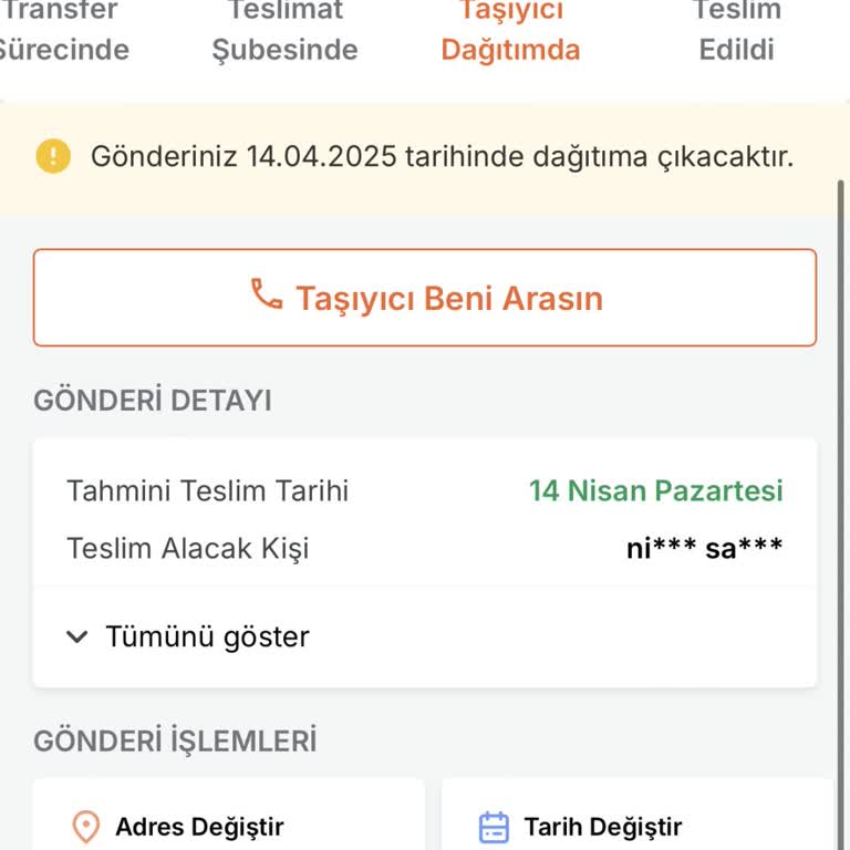 Teslimat Tarihi Değişikliği Neden Dikkate Alınmıyor