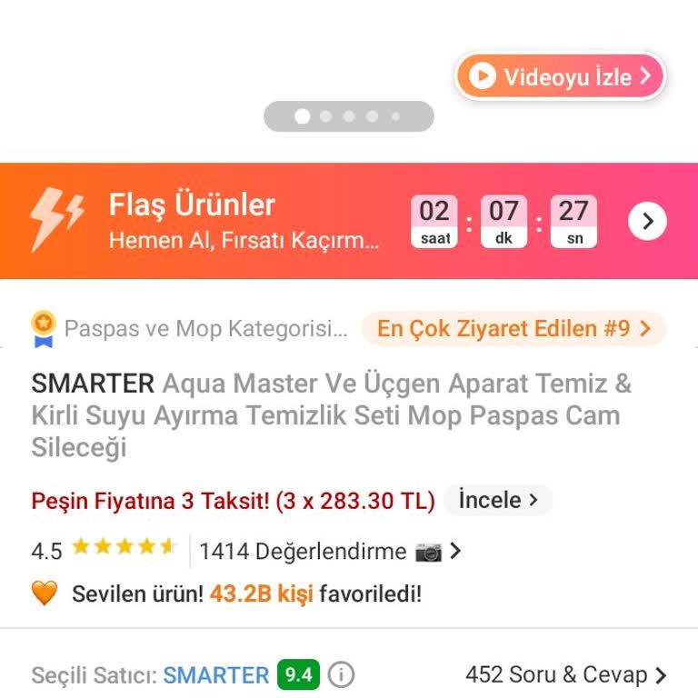 Trendyol'dan Gelen Hayal Kırıklığı: Yanıltıcı Mop Seti