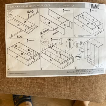 Koçtaş Gardırop Montajında Eksik Şema Ve Uyum Sorunları