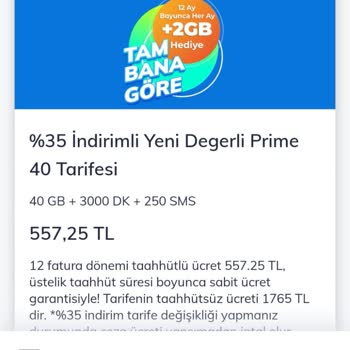 Yılların Abonesine Fahiş Fiyatla Taahhüt Yenileme