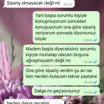 Geciken Sipariş Ve Üslupsuz İletişim Mağduriyeti