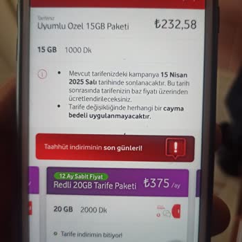 Vodafone'un Tutarsız Fiyat Politikası Ve Müşteri Mağduriyeti