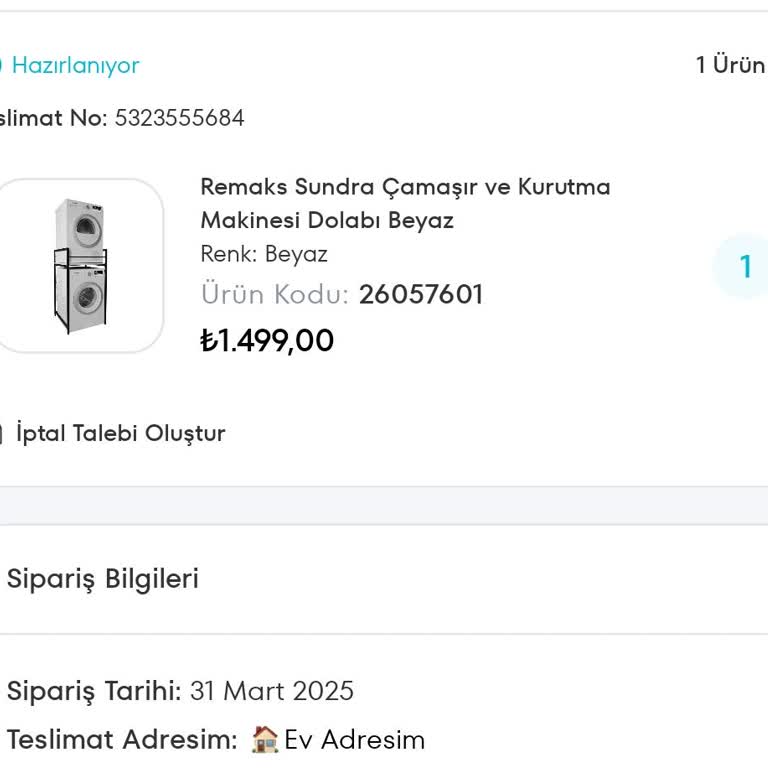 A101 Extra Online Siparişim Halen Kargolanmadı!