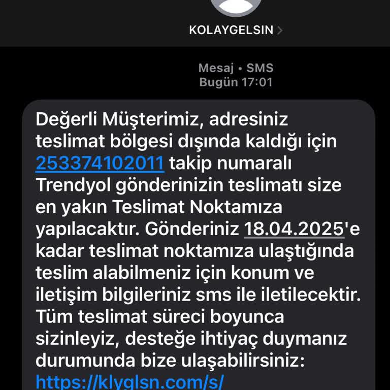Teslimat Bölgesi Sorunu: Kargomu Eve Getirin