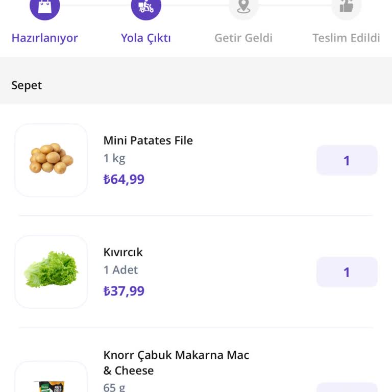 Getir'de Teslimat Sorunu Ve İade Karmaşası