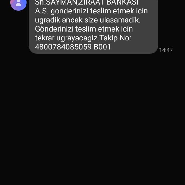 Kuryenet'in Yanlış Teslimat Bildirimi Ve Tekrarlayan Sorun