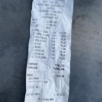 Hijyen Sorunu Ve İlgisiz Hizmet: Döner Siparişimde Kıl Çıktı