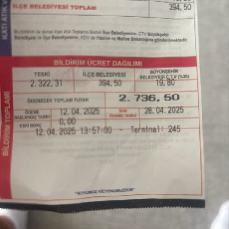 Su Faturasında Dehşet Verici Artış