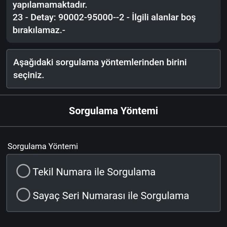 E-Devlet Üzerinden Elektrik Başvurusu Yapılamıyor