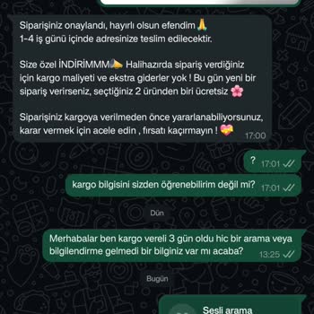 Vanessa Butik'te Kayıp Sipariş Sorunu