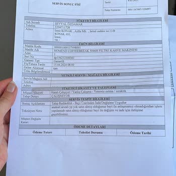 Yetkili Servis Karmaşası Ve İade Süreci Sorunu