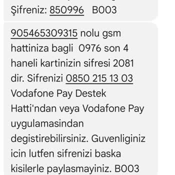 Vodafone Pay Uygulamasında Destek Eksikliği Ve İade Sorunları