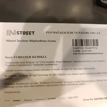 Garantili Ürün Sorunu: Ayakkabı Deformasyonu