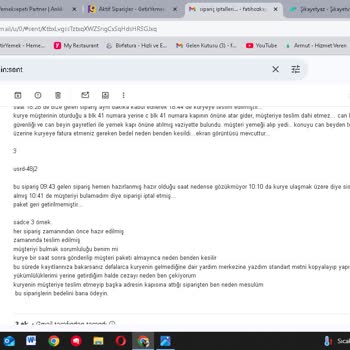 Yemeksepeti'nde Çözümsüz Sorunlar Ve Haksız Kesintiler