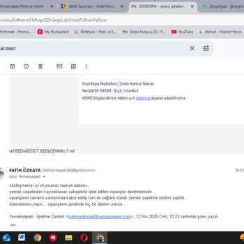 Yemeksepeti'nde Çözümsüz Sorunlar Ve Haksız Kesintiler