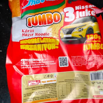 İndomie Jumbo Noodle Çekiliş Kodu Eksikliği