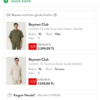 Beymen'de Hediye Ürün Değişiminde Yaşanan Sorunlar