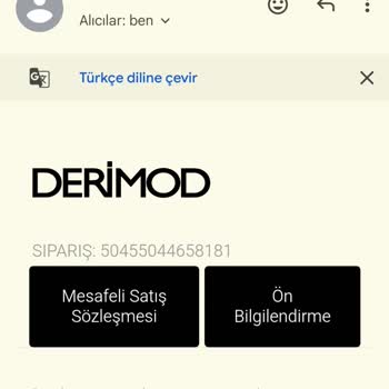 Derimod'dan Sipariş Verdim, Ne Ürün Var Ne İade!
