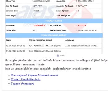 Kayıp Kargo: Teslim Edilmeden Teslim Edildi Görünüyor