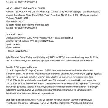 Yanlış Bilgilendirme Ve Stok Sorunu