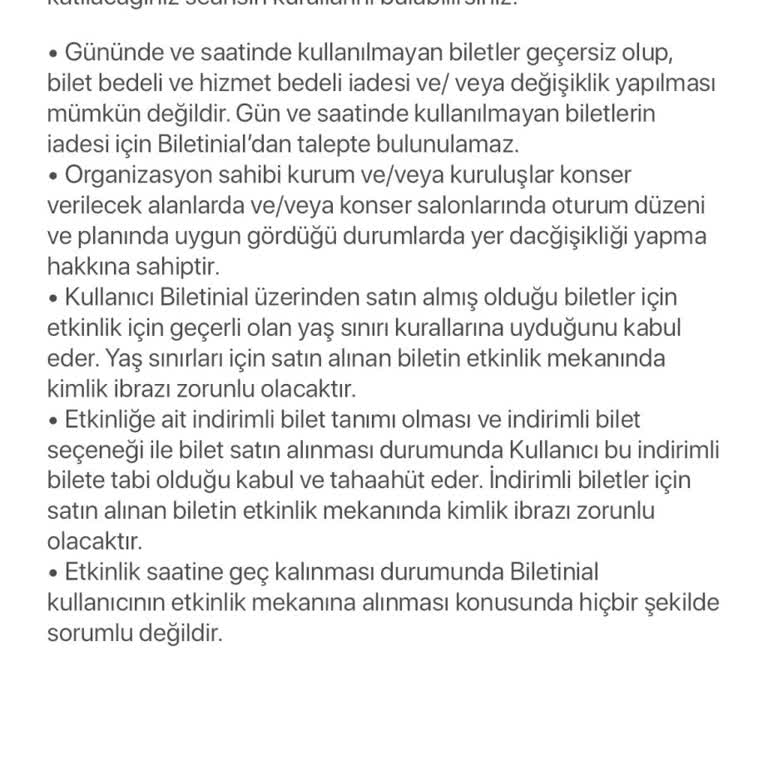 Bilet İptali Konusunda Mağduriyet Ve İade Talebi