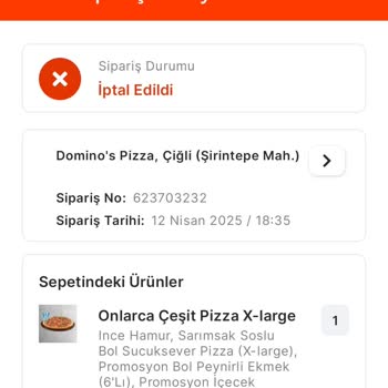 Yanlış Adres Yüzünden İptal Edilen Pizza Siparişi