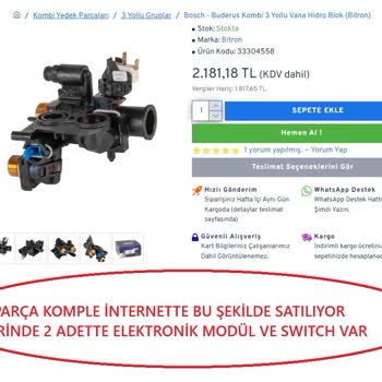 Bosch Yedek Parça Fiyatlandırması Ve Eksik Parça Sorunu