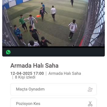 Halı Saha Maç Videoları Yine Eksik