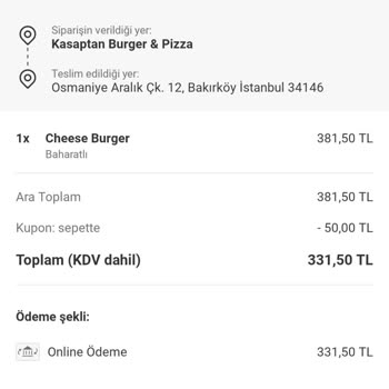 Teslim Edilmediği Halde Teslim Edildi Görünen Sipariş