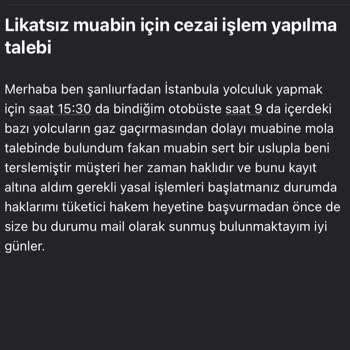 Uzun Yolculukta Mola Eksikliği