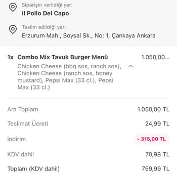 Yemeksepeti'nde Geç Teslimat Ve İade Sorunu