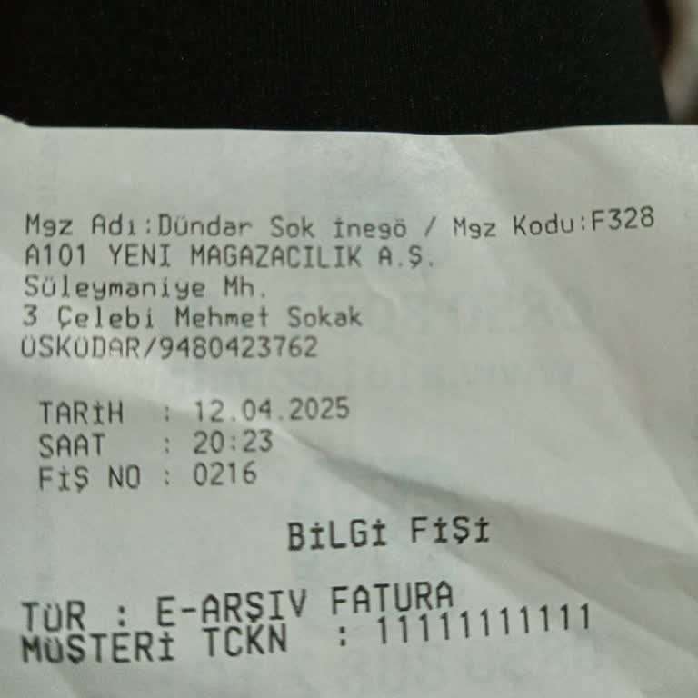 A101 Mağazasında Saygısız Personel Davranışı