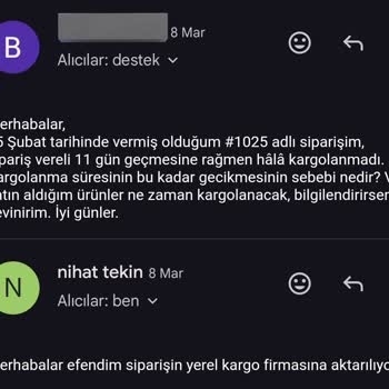 Yavaş Kargo Ve İade Sürecinde Yaşanan Sorunlar