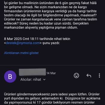 Yavaş Kargo Ve İade Sürecinde Yaşanan Sorunlar