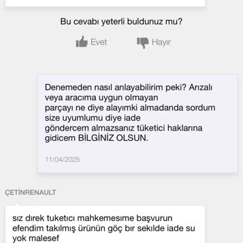 Yanlış Parça Ve İade Sorunu: N11 Alışveriş Fiyaskosu