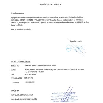 Yanlış Model Yılı İle Satış Yapıldı