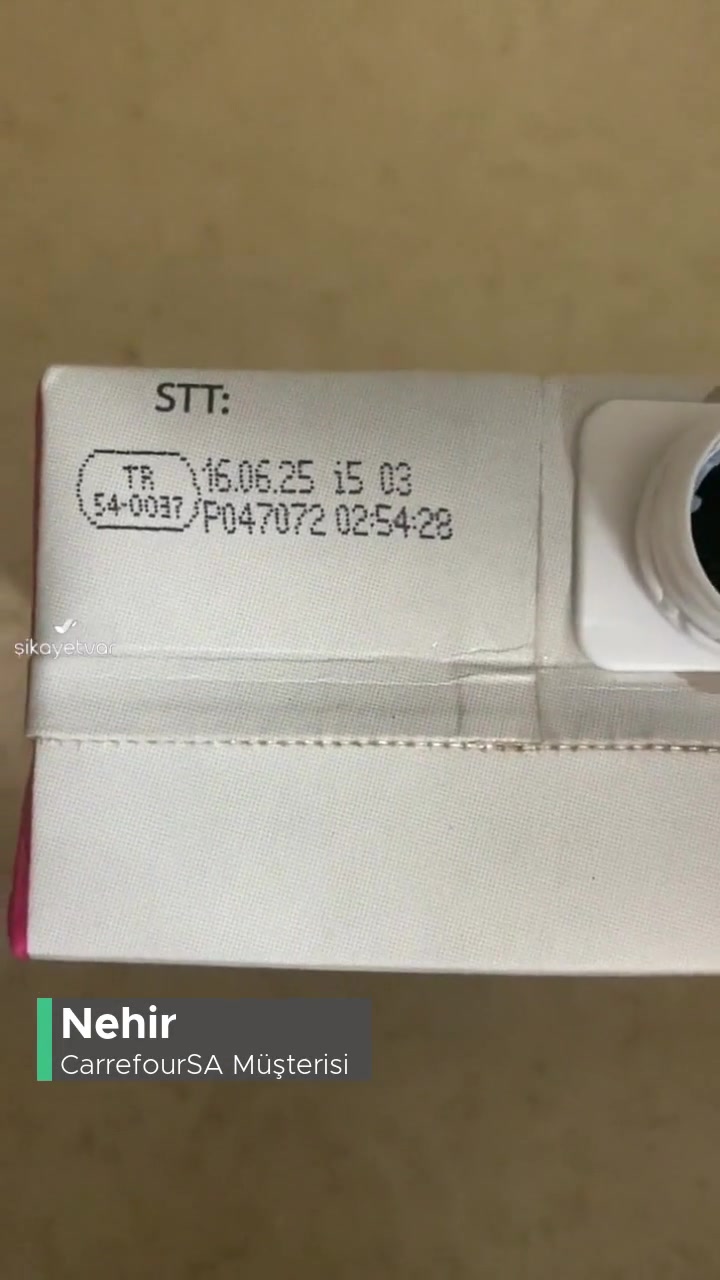 Carrefour SA Markalı Bozuk Süt videonun kapak resmi