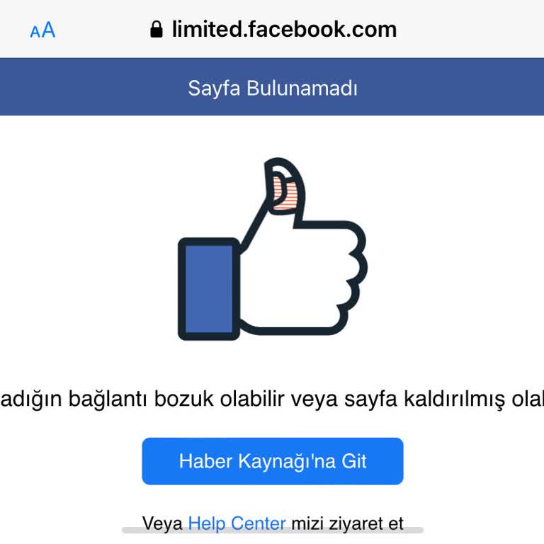 101 Plus Uygulamasında Facebook Bağlantı Sorunu