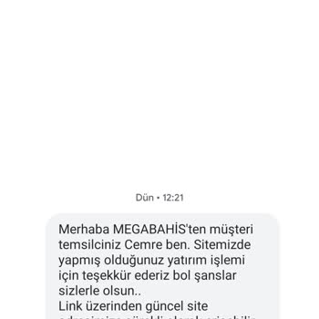 Megabahis Sitesinde Yanlış Yatırım Mesajı Sorunu