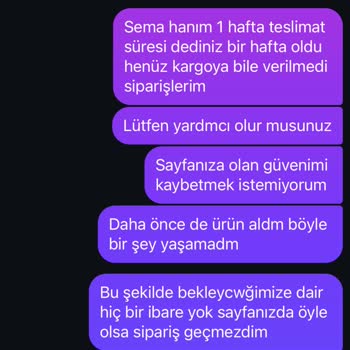 Sipariş Verildi Ancak Ürünler Hâlâ Kargolanmadı