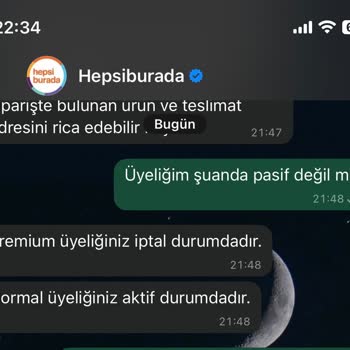 Hepsiburada Premium Üyelik İptali Sorunu