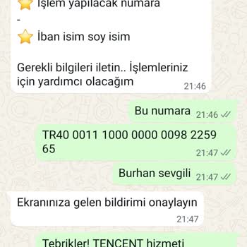 Mobil Ödeme İşlemi İptal Talebi